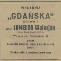 Piekarnia Gdańska, 1931