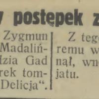 Ona mu zegarek, 1931