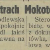 Postrach Mokotowa, 1931