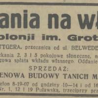 Mieszkania na własność Mieszkania na własność, 1931
