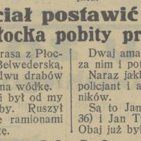 Obywatel Płocka pobity, 1931