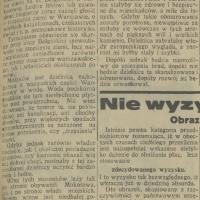 Czas naprawić błędy, 1931