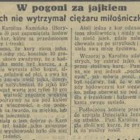 W pogoni za jajkiem, 1931
