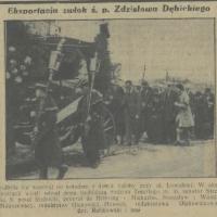 Eksportacja z Domu Żałoby, 1931