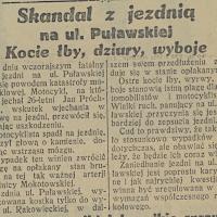 Skandal z jezdnią, 1931