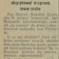 Brzydki Henio, 1931