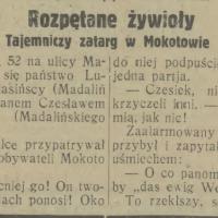Rozpętane żywioły, 1931