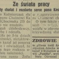 Rozdarty chałat, 1931