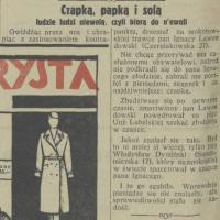 Czapką, papką i solą Czapką, papką i solą, 1931