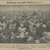 Bokserzy na Polu, 1931