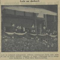 Loże na derbach, 1931
