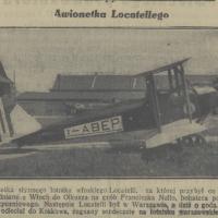 Awionetka Locatellego, 1931