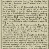 Nadzór sądowy, 1931