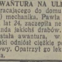 Awantura na ulicy, 1931