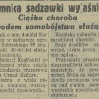 Tajemnica sadzawki, 1931