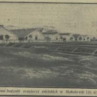 Budynki oranżeryj, 1931