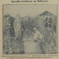 Prezes na działce, 1931