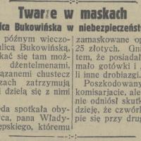 Twarze w maskach. 1931