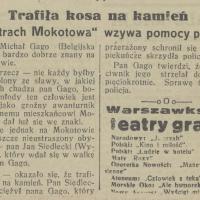 Postrach Mokotowa wzywa pomocy Postrach Mokotowa wzywa pomocy, 1931