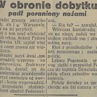 Koniokradzi grasują, 1931