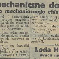 Dodatki niemechaniczne, 1931
