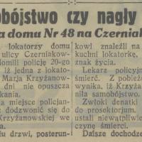 Samobójstwo czy zgon Samobójstwo czy zgon, 1931