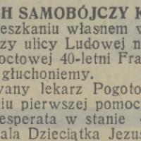 Zamach samobójczy Zamach samobójczy, 1931