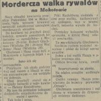 Mordercza walka rywalów Mordercza walka rywalów, 1931