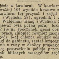 Krwawe zajście Krwawe zajście, 1931