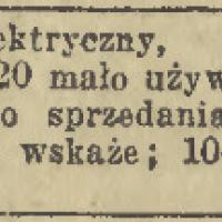 Motor z kroksztynami Motor z kroksztynami, 1931
