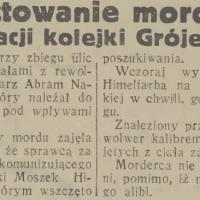 Aresztowanie mordercy, 1931