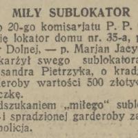 Sublokator Sublokator, 1931