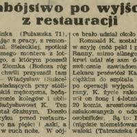 Po wyjściu z restauracji, 1931