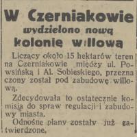 Plany zatwierdzone Plany zatwierdzone, 1931