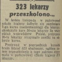 Kurs trachomatologji, 1931