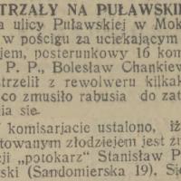 Strzały na Puławskiej, 1931