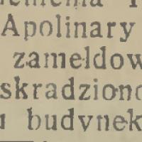 Kradzież domu, 1931