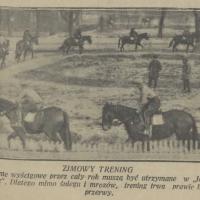 Zimowy trening, 1931