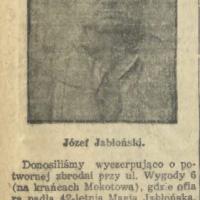 Zbrodniarz z Mokotowa, 1932