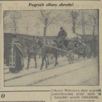 Pogrzeb ofiary zbrodni, 1932