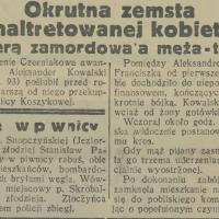 Męża siekierą