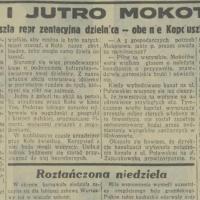 Dziś i jutro, 1932