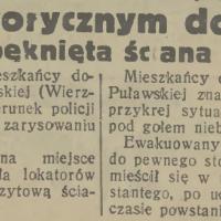Pęknięta ściana, 1932