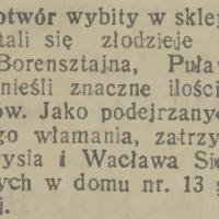 Przez otwór w sklepieniu, 1932
