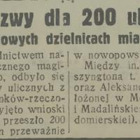Ulica Kraushara, 1932