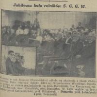 Jubileusz koła rolników, 1932