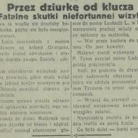 Niefortunna wizyta, 1932