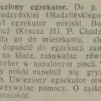 Uwięziony egzekutor, 1932