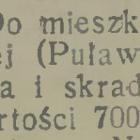 Włamanie, 1932