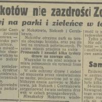 Niech Mokotów nie zazdrości, 1932